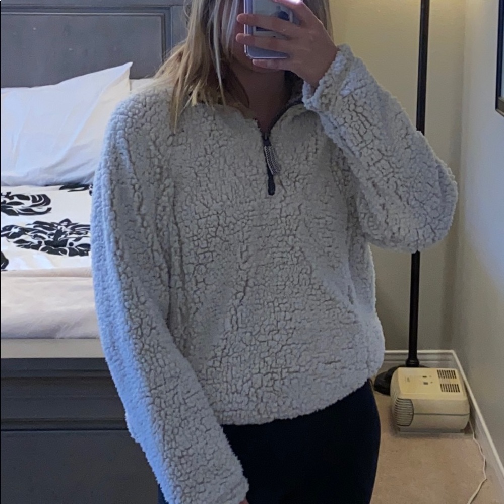 Cozy Sherpa Sweatshirt 1/4 Zip
